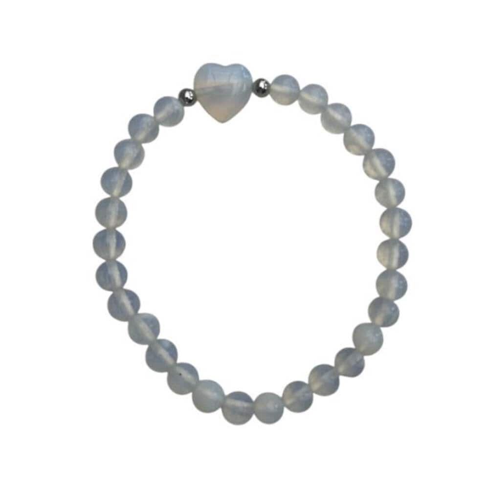 Armband Blå Opal 6mm