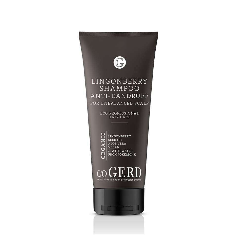 c/o Gerd Lingonberry Shampoo 200ml är ett schampo som lugnar & balanserar hårbotten