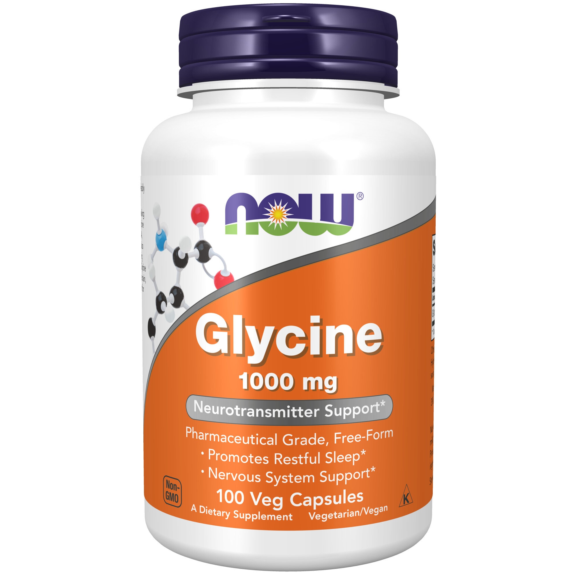 Glycine 1000mg  100 vegetabiliska kapslar