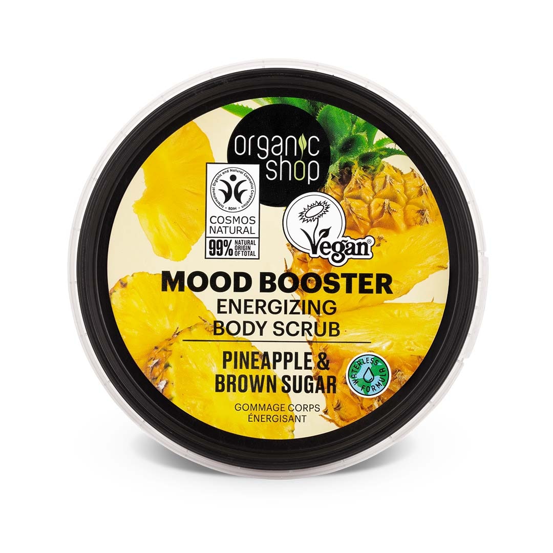 Mood Booster energizing body scrub Pineapple & Brown Sugar 250ml