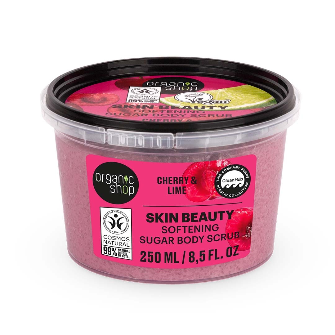 Skin Beauty softening sugar body scrub Cherry & Lime 250ml