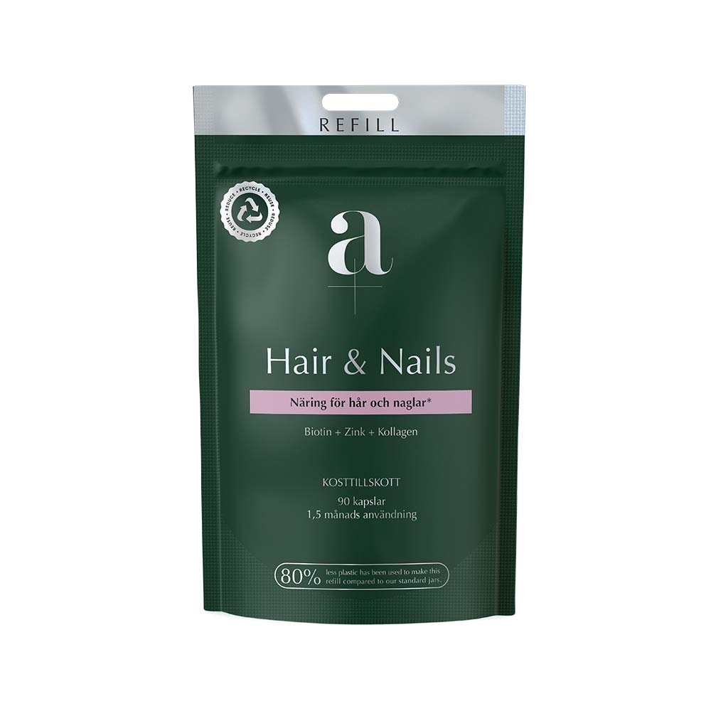 Hair & Nails 90 kapslar Refill