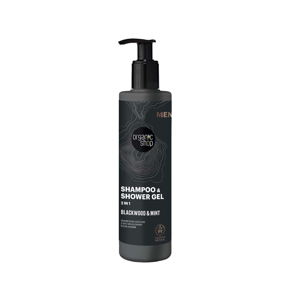 Shampoo & Shower Gel 2 in 1 Blackwood & Mint 280ml